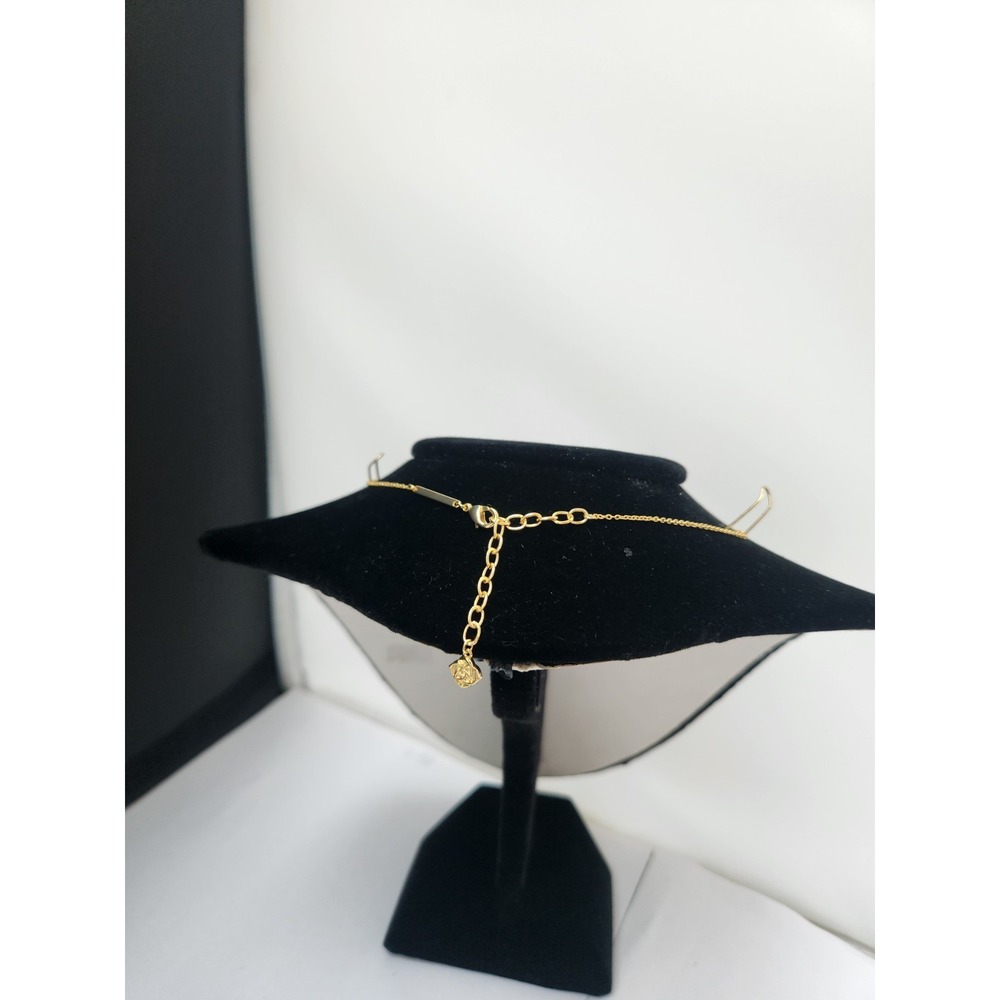 Kendra Scott Tessa Pendant Necklace Gold Blue Turquoise‎ Magnesite Stone Chic - Picture 3 of 10